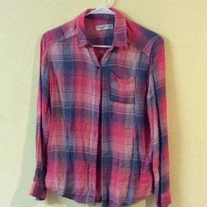 Plaid flannel shirt